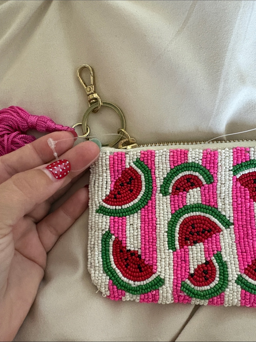 Anthropologie Fiona beaded coin purse nwot - Picture 3 of 7